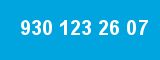 930 123 26 07 930 123 26 07